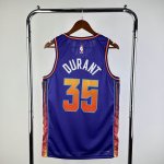 NBA 35 Durant Phoenix Suns 23-24 city Maillot Violet imprimé